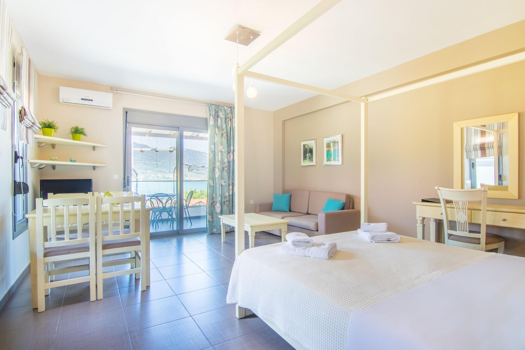 Ntinas Villa With Sea View Скала Потамияс Екстериор снимка