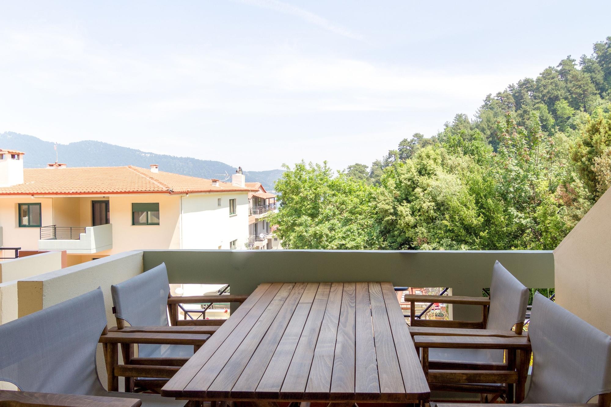 Ntinas Villa With Sea View Скала Потамияс Екстериор снимка