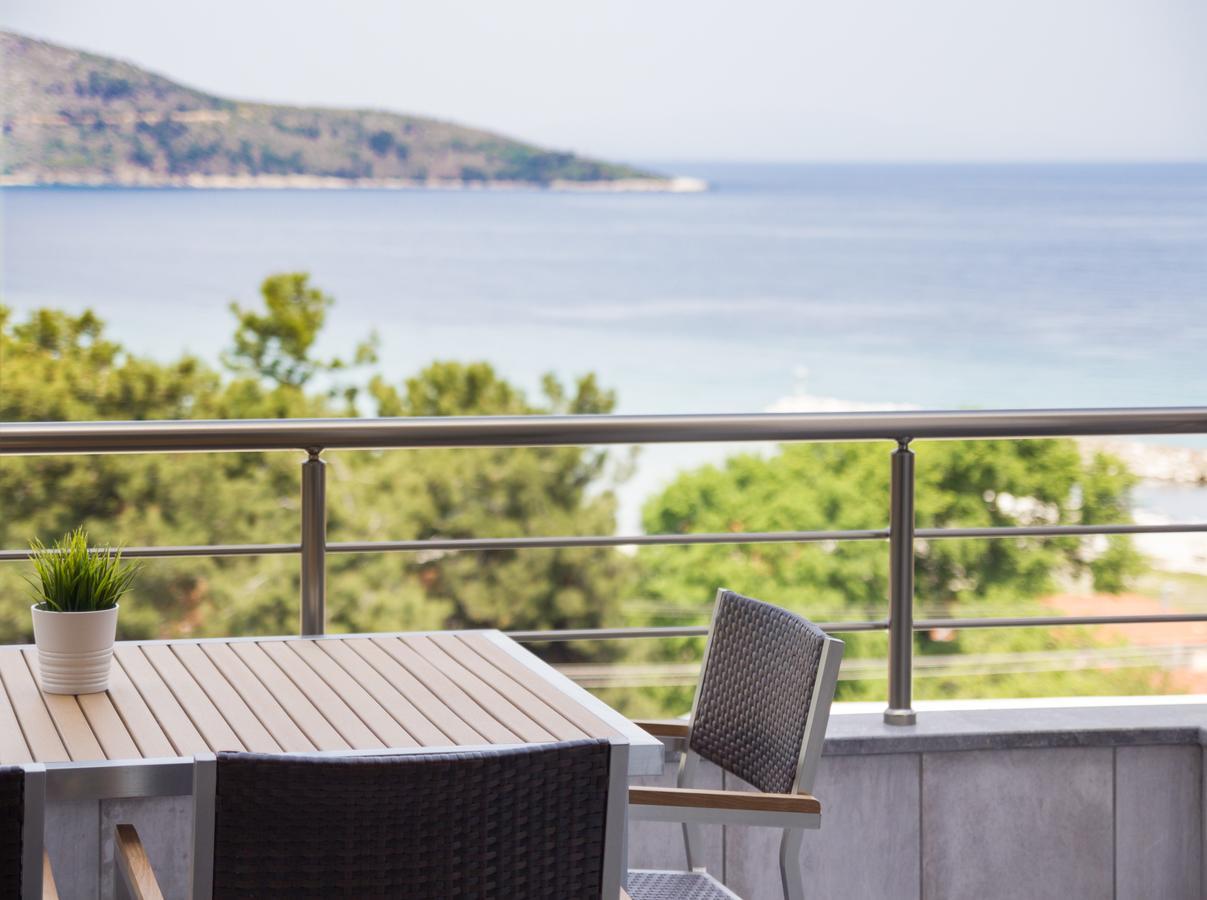 Ntinas Villa With Sea View Скала Потамияс Екстериор снимка