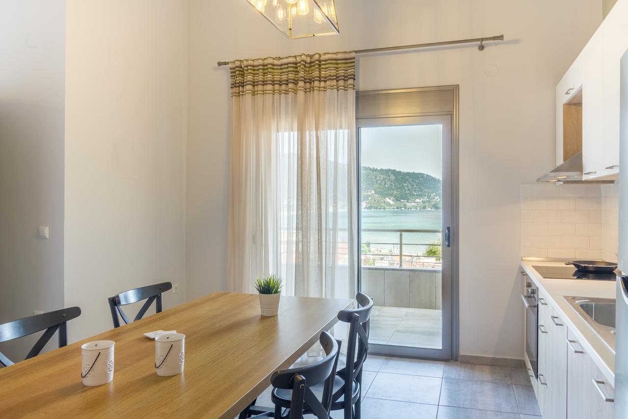 Ntinas Villa With Sea View Скала Потамияс Екстериор снимка
