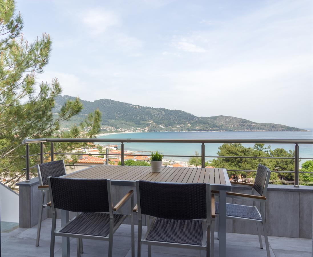 Ntinas Villa With Sea View Скала Потамияс Екстериор снимка