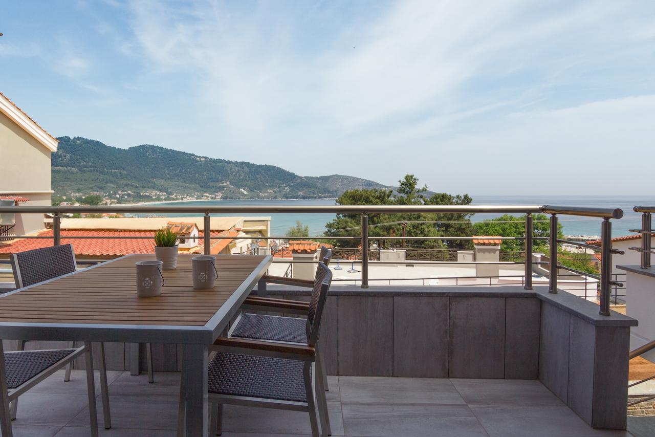 Ntinas Villa With Sea View Скала Потамияс Екстериор снимка