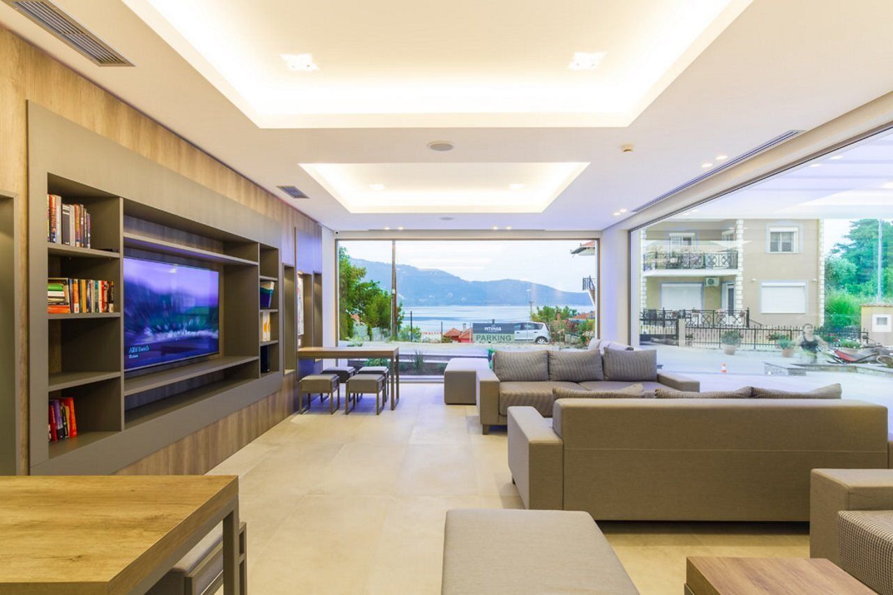 Ntinas Villa With Sea View Скала Потамияс Екстериор снимка